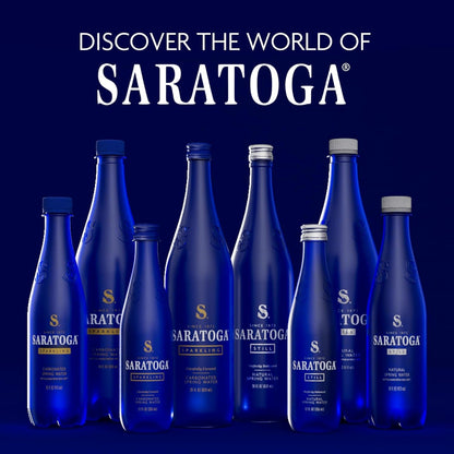 Saratoga Spring Water – Caffeine-Free Still Bottled Water, 6 Pack of 28oz Bottles for Minimalist Home Offices