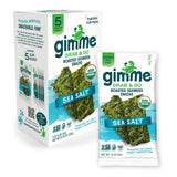 Gimme Seaweed Roasted Seaweed Snacks Non-Perishable Hiking and Travel Snack Slim Single-Serve 5 Count