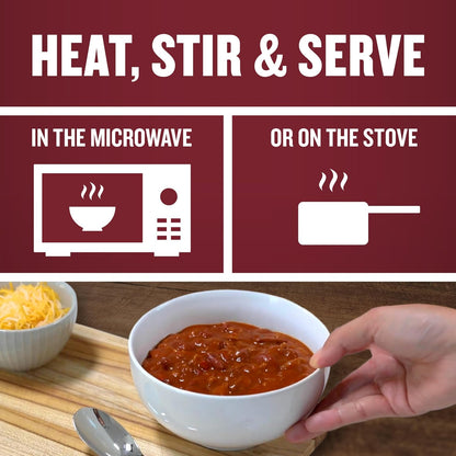 seasoned beef and pork crumble blend for hearty, meaty bite