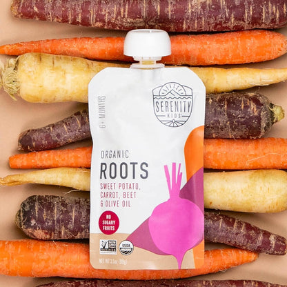 Serenity Kids Organic Veggie Pouches – Thoughtful New Parent and Baby Shower Gift for Clean-Label Feeding Families