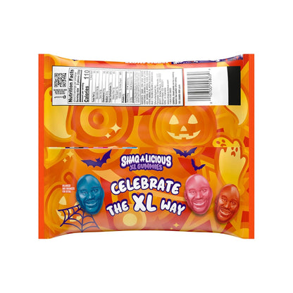 SHAQ-A-LICIOUS Shaq XL Gummy Candy Individually Wrapped Snack Packs for Halloween Gift Bags, Stocking Stuffers, and Novelty Fan Gifts, 11.8 oz Original