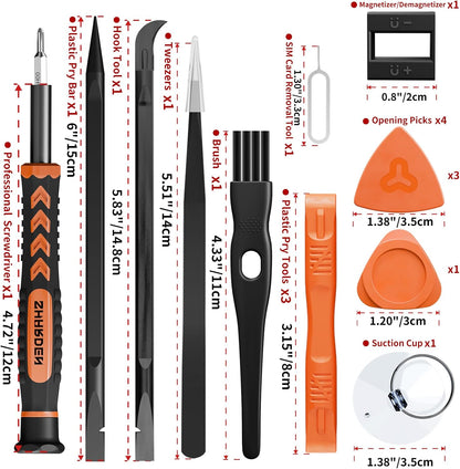 SHARDEN 58 in 1 Precision Screwdriver Set – Practical Birthday Gift for Him, Repair Tool Kit for Tech Lovers