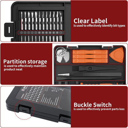 SHARDEN 58 in 1 Precision Screwdriver Set – Practical Birthday Gift for Him, Repair Tool Kit for Tech Lovers
