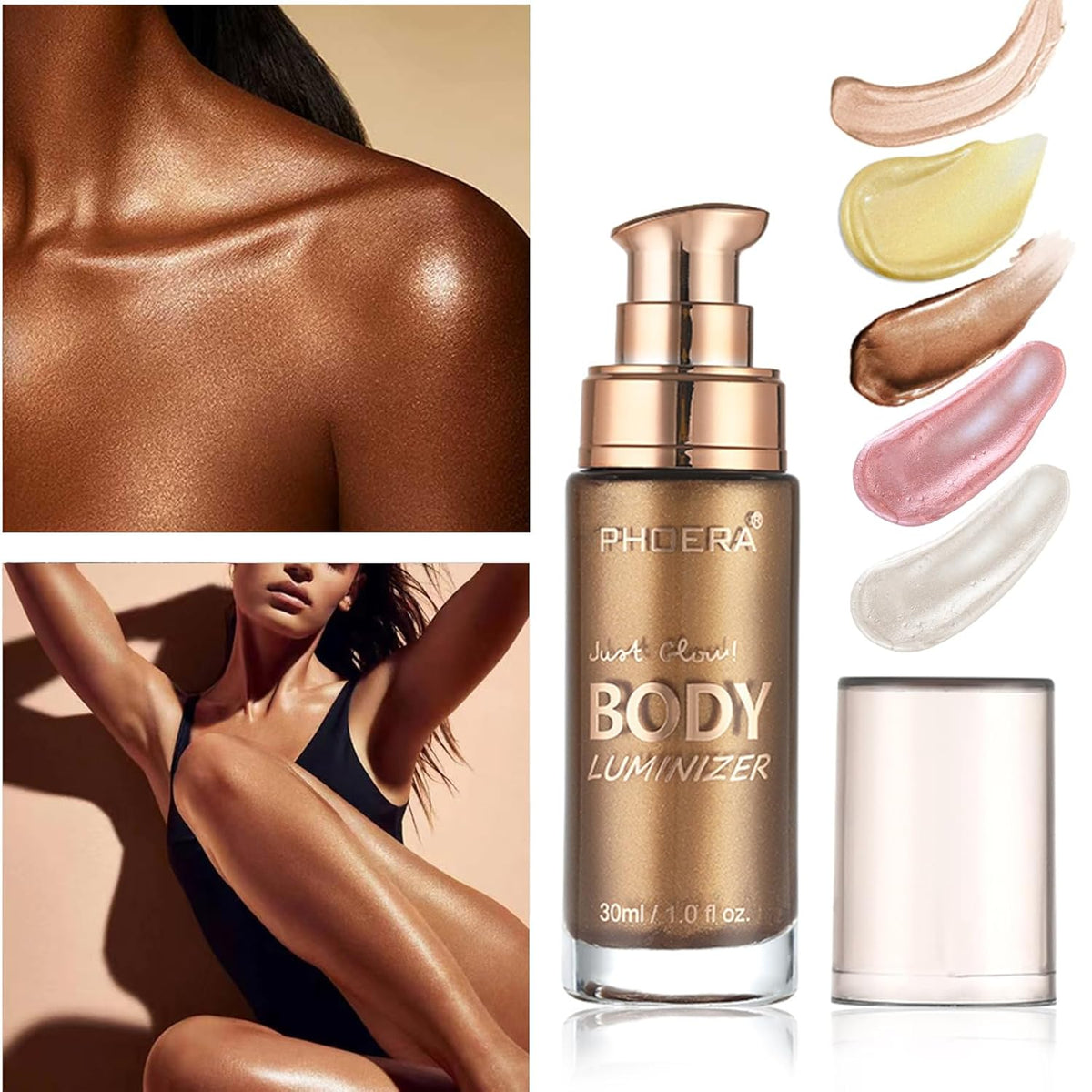 shimmery luminous finish that blends naturally into most skin tones