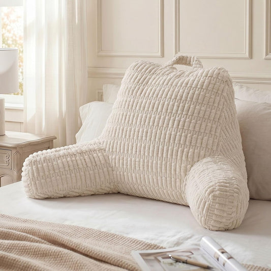 shredded memory foam fill (polyurethane) with inner zipper for customizable firmness