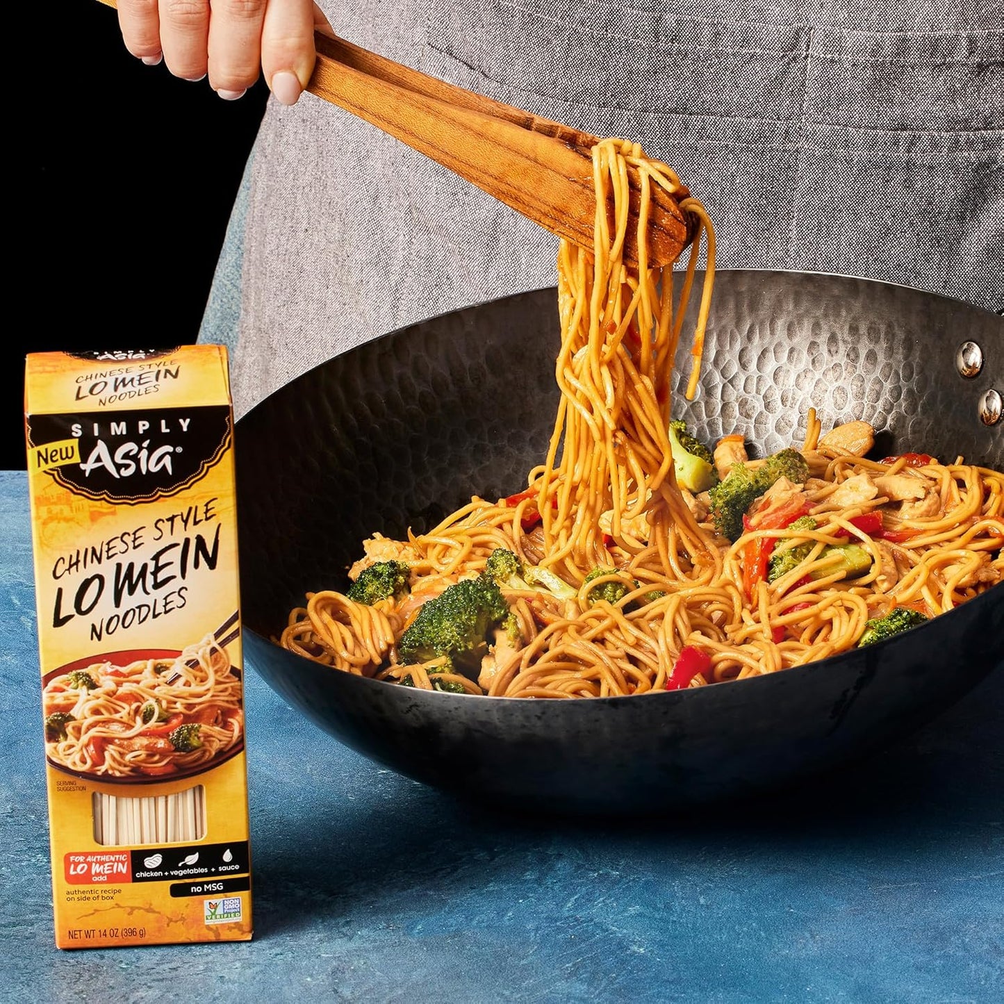 Simply Asia Lo Mein Noodles, No MSG Added – Family-Friendly Noodle Base for Kid-Approved Dinners