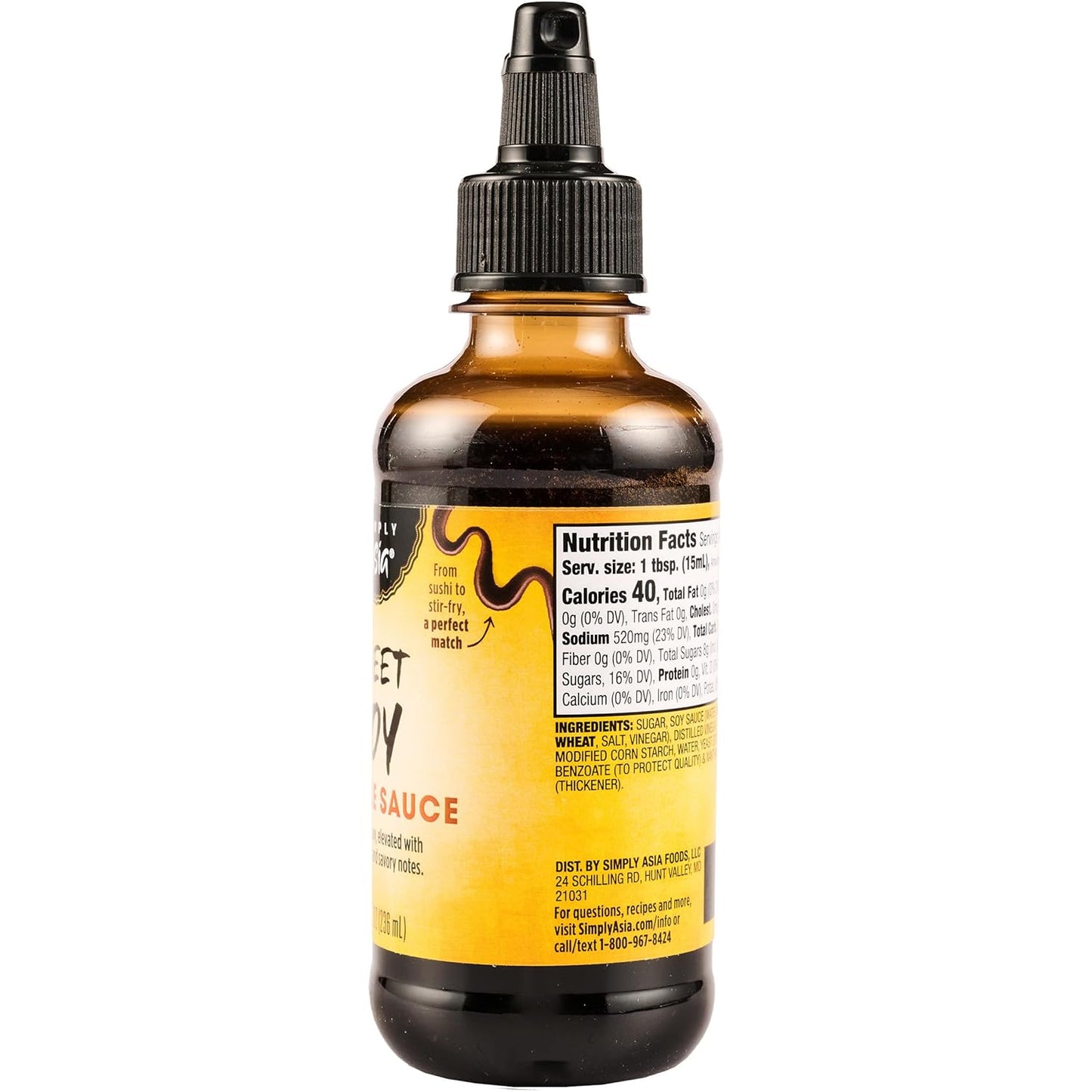 Simply Asia Sweet Soy Drizzle Sauce — One Bottle, Three Cuisines, Clutter-Free Pantry, 8 fl oz
