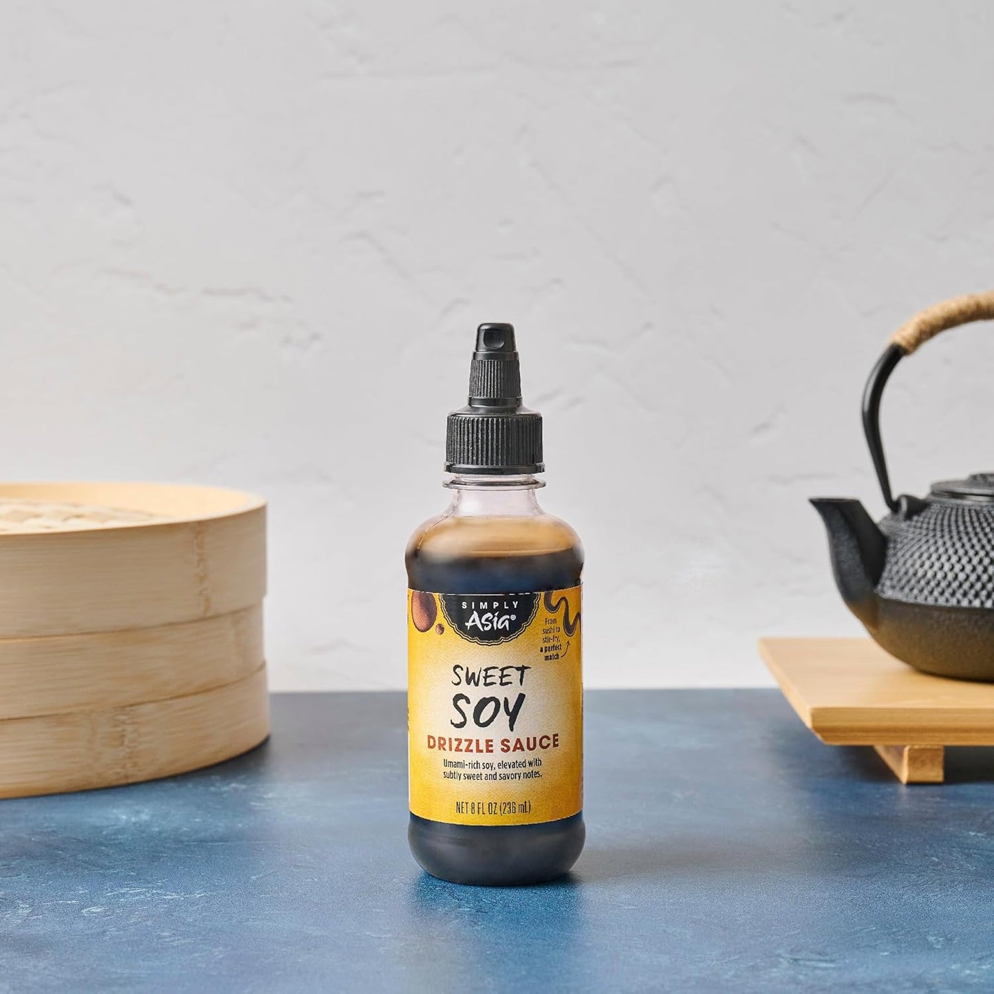 Simply Asia Sweet Soy Drizzle Sauce — One Bottle, Three Cuisines, Clutter-Free Pantry, 8 fl oz