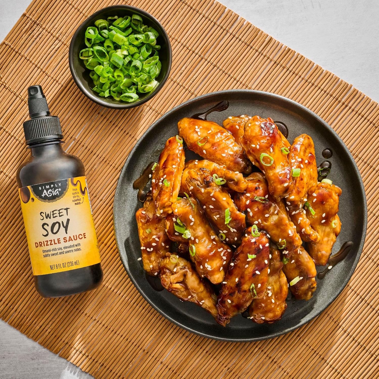 Simply Asia Sweet Soy Drizzle Sauce — One Bottle, Three Cuisines, Clutter-Free Pantry, 8 fl oz