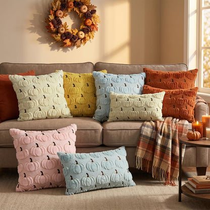 six color options including beige, caramel, pink, blue, yellow, and beige/caramel combo