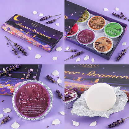 [Brand] Connoisseur Aromatherapy Shower Steamers – Premium Self-Care Ritual, Beautifully Presented Set