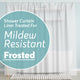 2a Peva Frosted Premium - 72"W x 72"L (Pack of 1)