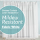 4a Fabric White Premium - 72"W x 72"L (Pack of 1)