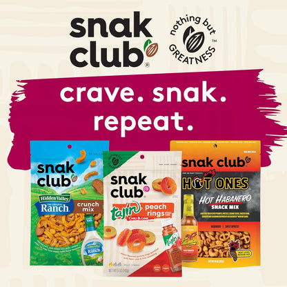 Snak Club Sweet & Salty Trail Mix, Family Size – Holiday Gift Basket Snack for the Whole Family, 14 oz