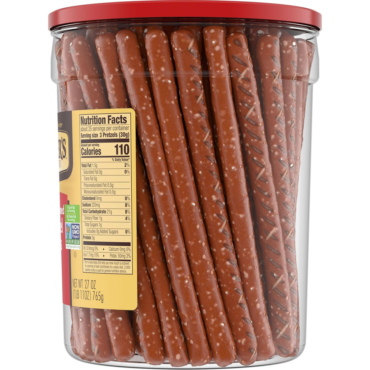 Snyder's of Hanover Pretzel Rods – Low-Oxalate Snack for Kidney Stone Prevention Diets and Daily Wellness