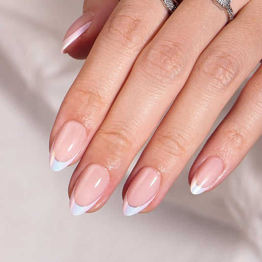 soft gel flexible material that conforms to the nail bed