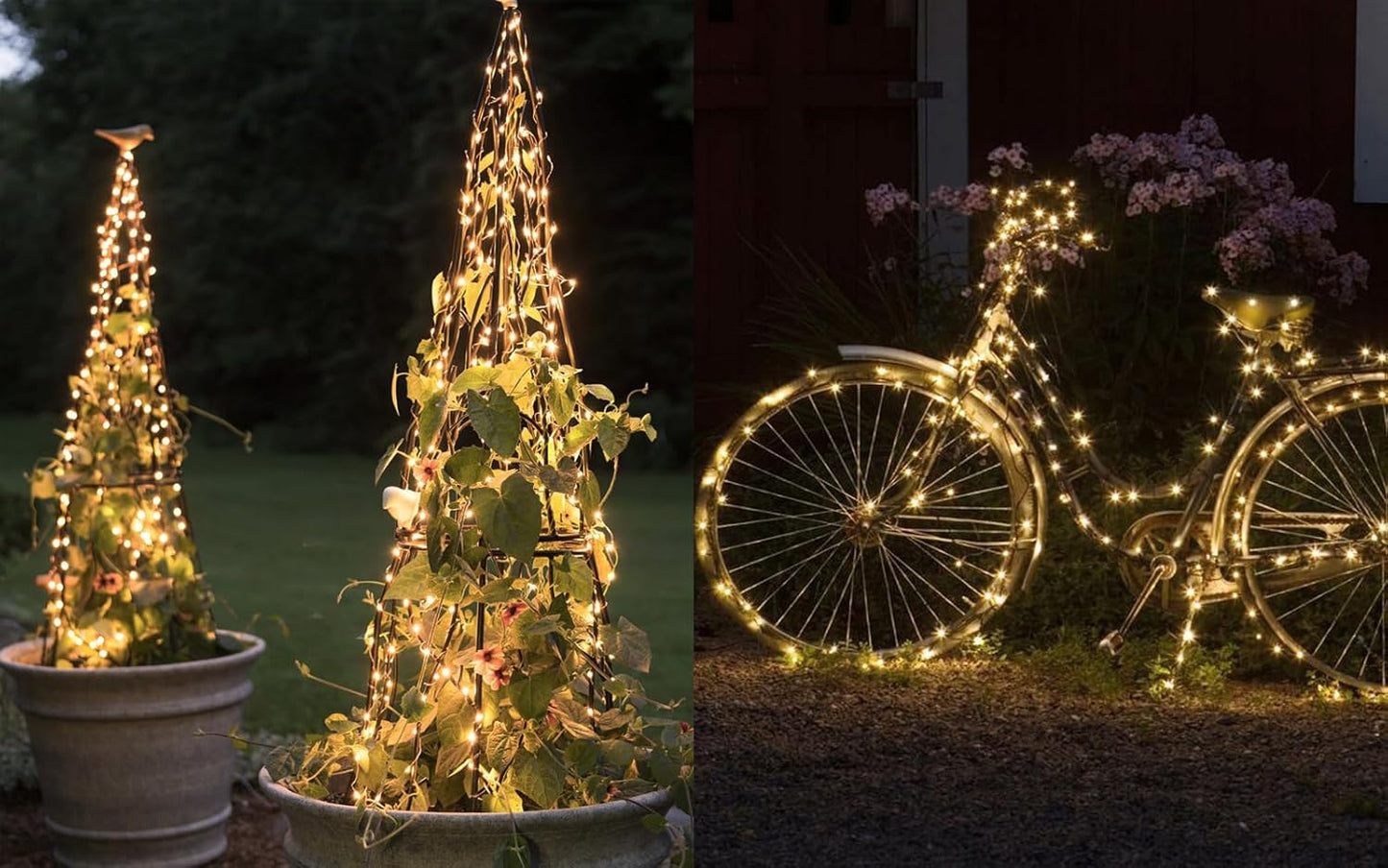 Solhice 2 Pack 20ft Battery Fairy Lights – Cozy Bedroom Decor with Warm White Twinkle and 8 Remote Modes