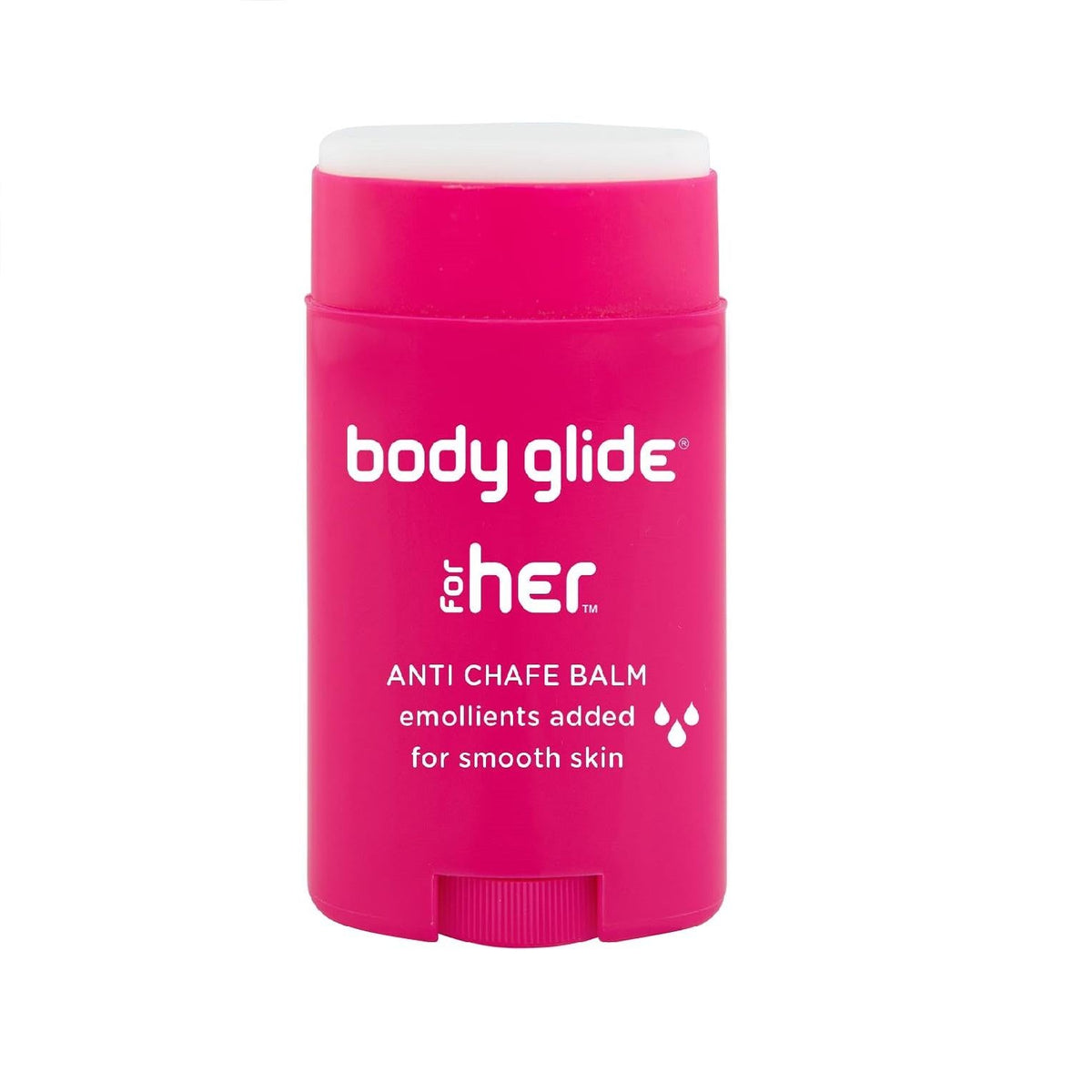 solid balm stick format for mess-free, hands-free application on the go