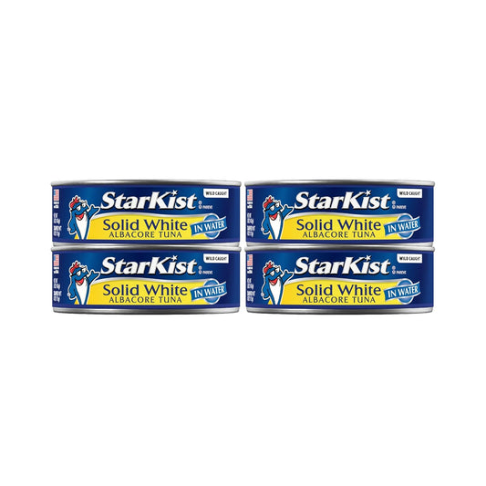 solid white albacore fillet in water (5 oz can, pack of 4)