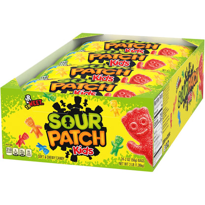 SOUR PATCH KIDS Assorted Fruit Bulk Candy – Grab-and-Go Halloween Treats for Trick-or-Treat Stations and Outdoor Events