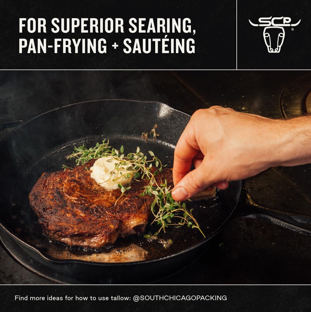 South Chicago Packing Pure Wagyu Beef Tallow – Streamlined Fat for Uncluttered Meal Prep
