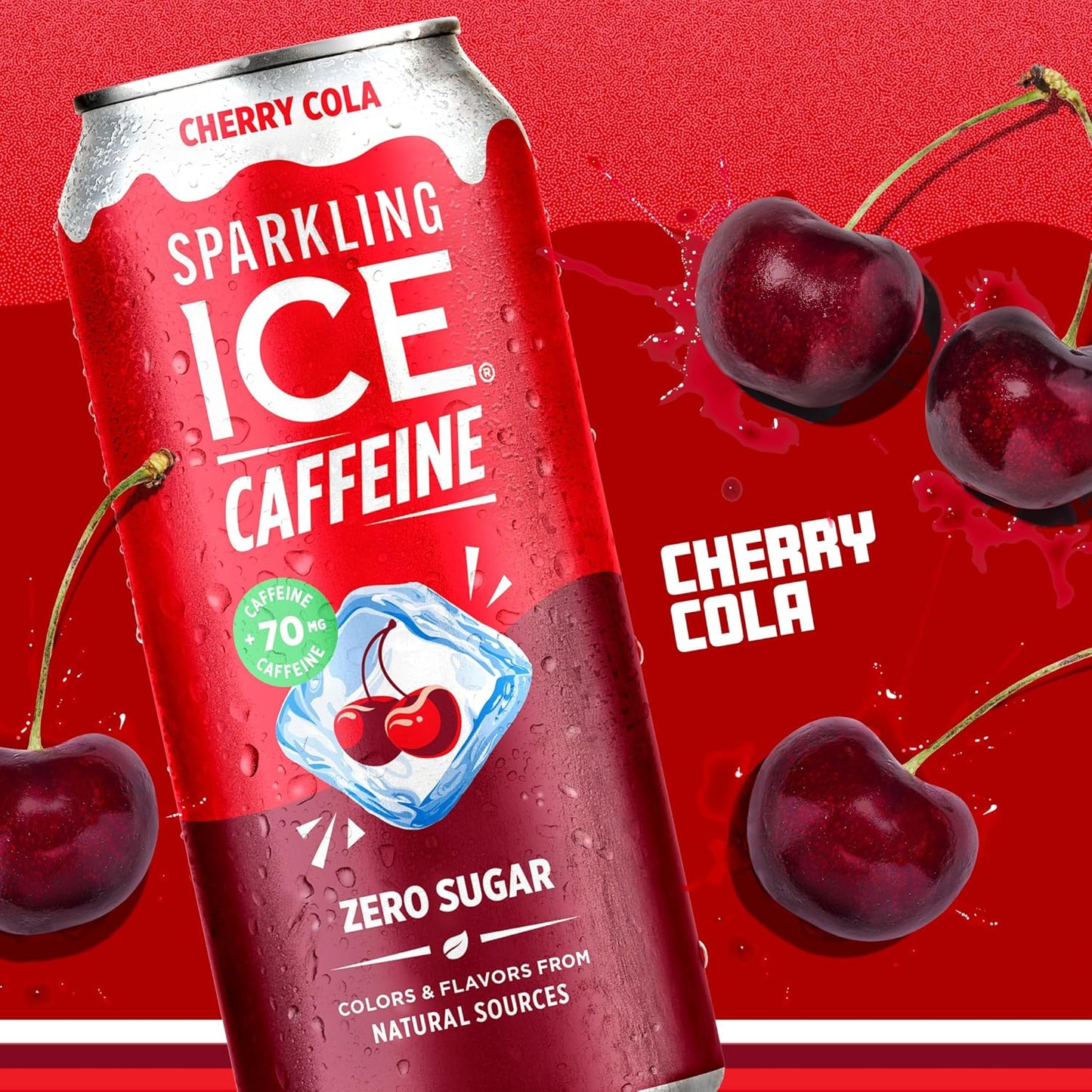 Sparkling Ice® Caffeine Soda Shoppe Orange Cream – Focus Fuel for Home Office Workstations, 70mg Clean Caffeine 12-Pack
