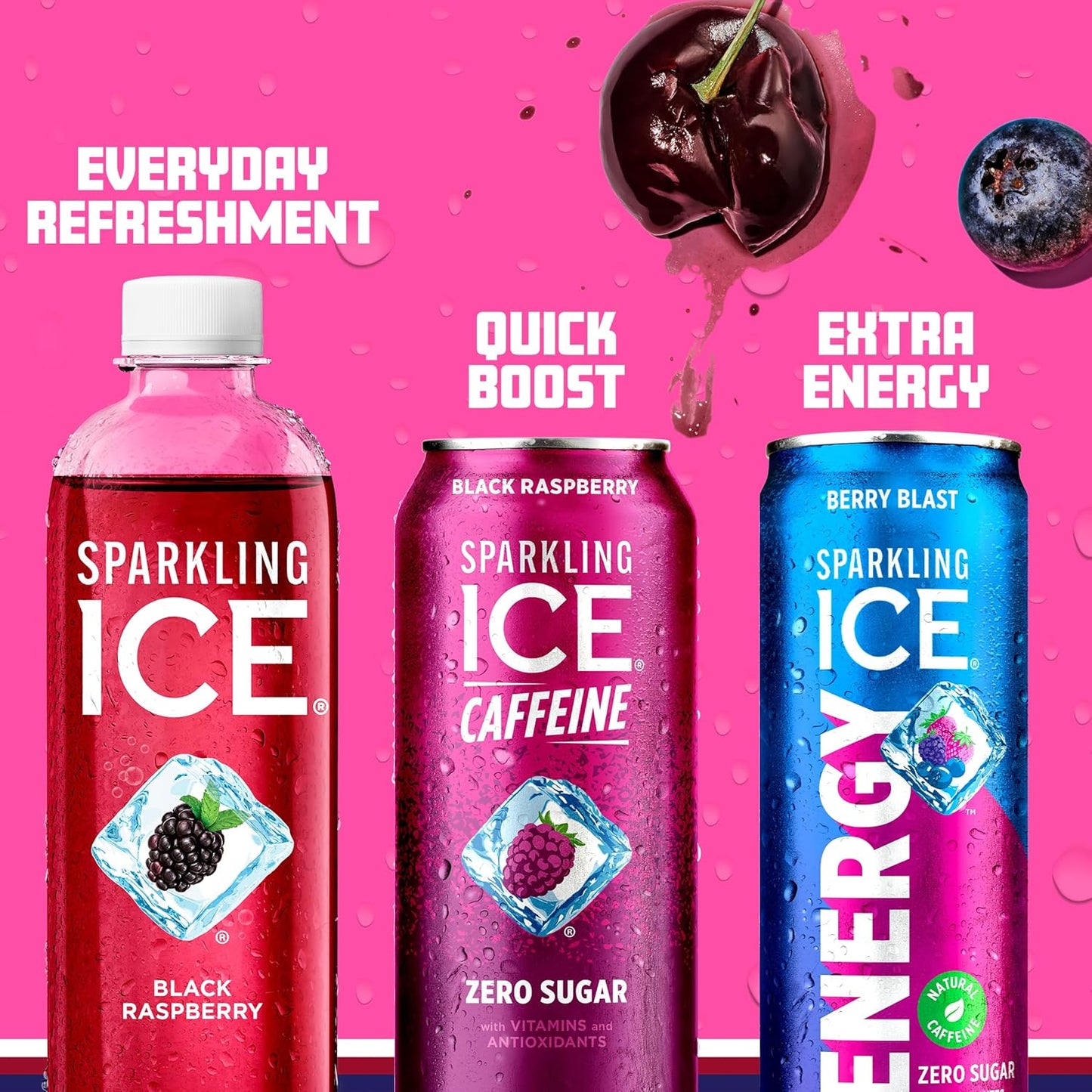 Sparkling Ice Energy Variety 12-Pack – Thoughtful Holiday Gift for Health-Conscious Friends, Zero Sugar Energy Drinks