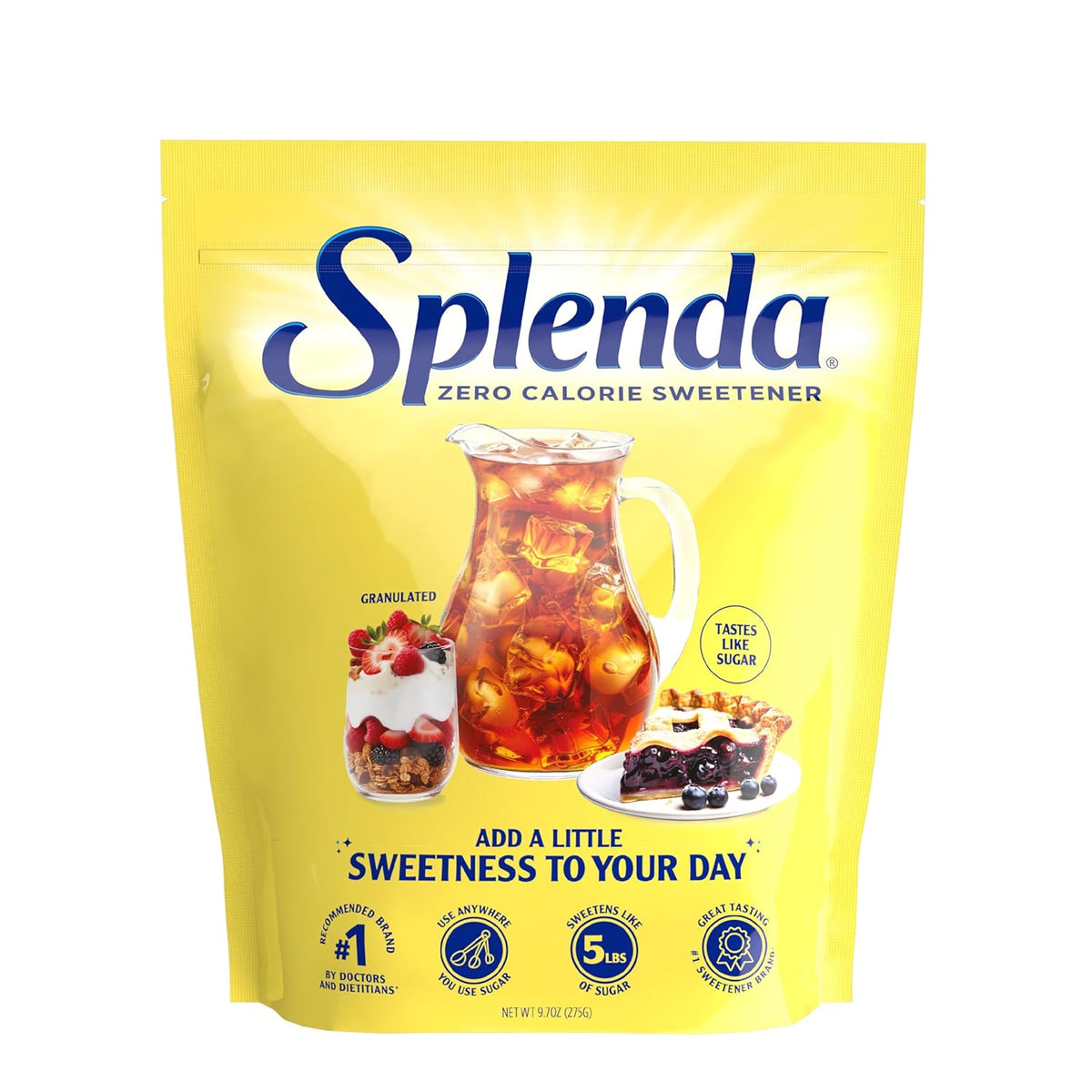 SPLENDA Zero Calorie Sweetener – Mindful Weight Management Pantry Staple for Calorie-Conscious Adults