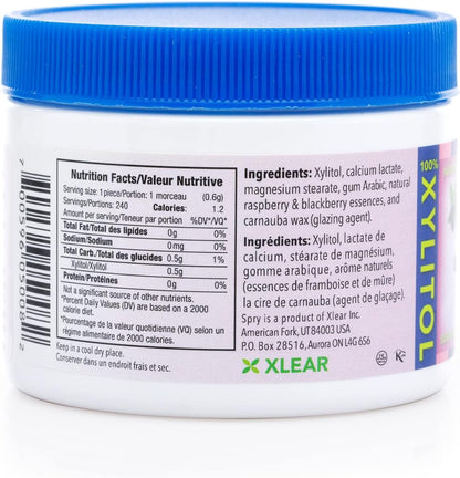 Spry Berry Blast Xylitol Mints – Mindful Mouthcare Companion for Bedtime Wind-Down, Cavity-Fighting Freshness