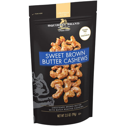 Squirrel Brand Crème Brûlée Almonds – Premium Housewarming & Holiday Gift for Hosts and Coworkers, 2-Pack
