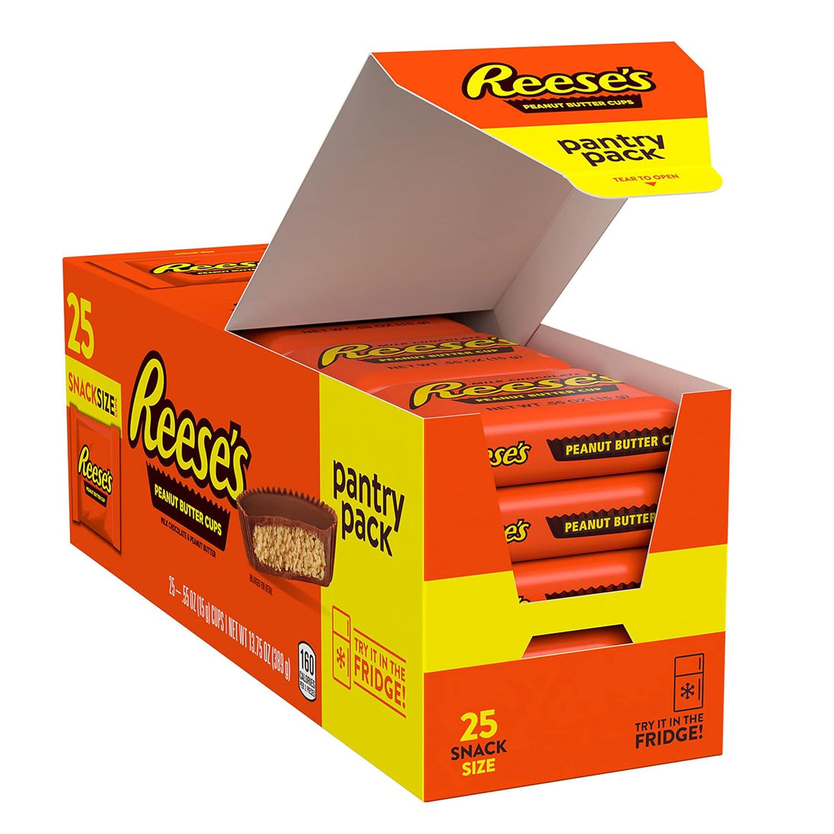 stackable cardboard pantry box for organized storage in pantry or fridge