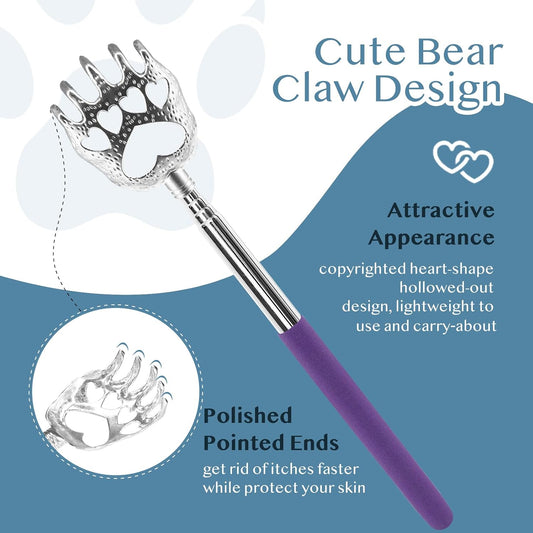 stainless steel claw tip in a long, slender, rod-shaped 'bear claw' design