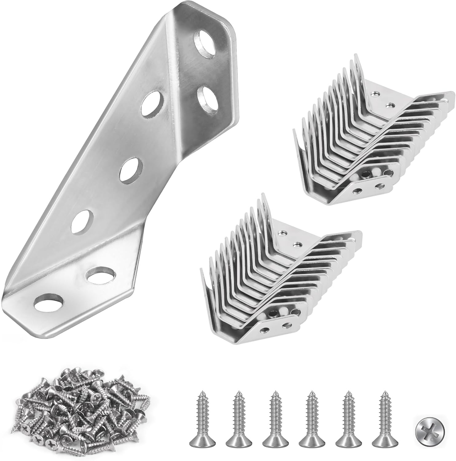 stainless steel construction for corrosion resistance and durability