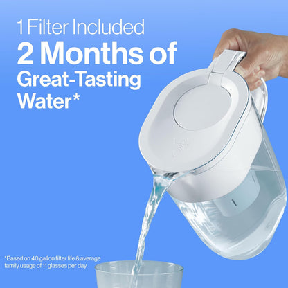standard filter included (40 gallons / ~2 months lifespan)