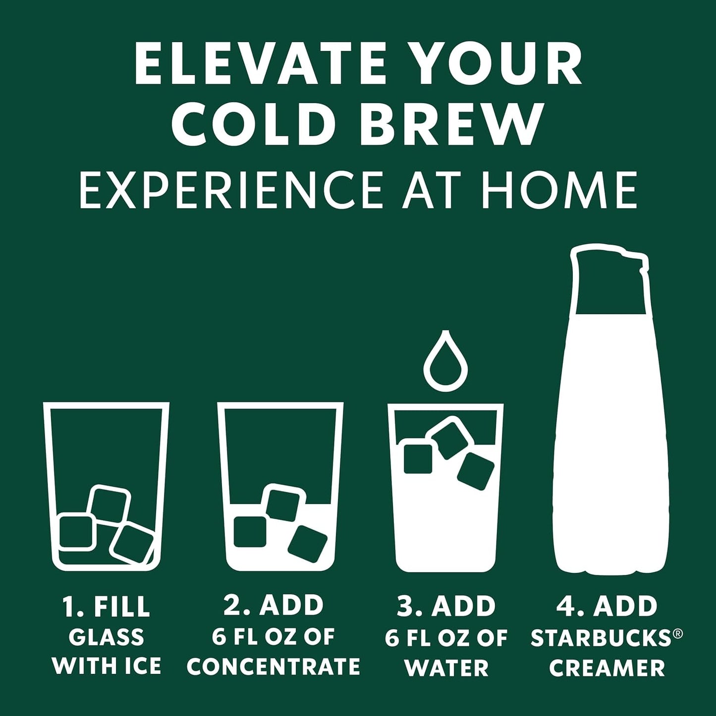 Starbucks Cold Brew Concentrate – Home Office Coffee for Focused Workdays, 32 Fl Oz Multi-Serve