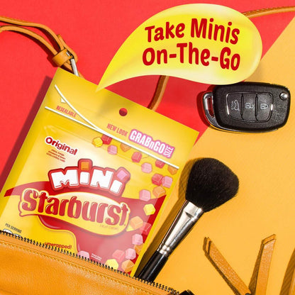 STARBURST Original Minis Chewy Candy – Classroom Party Share for Kids, Bulk Mini Candy for School Snack