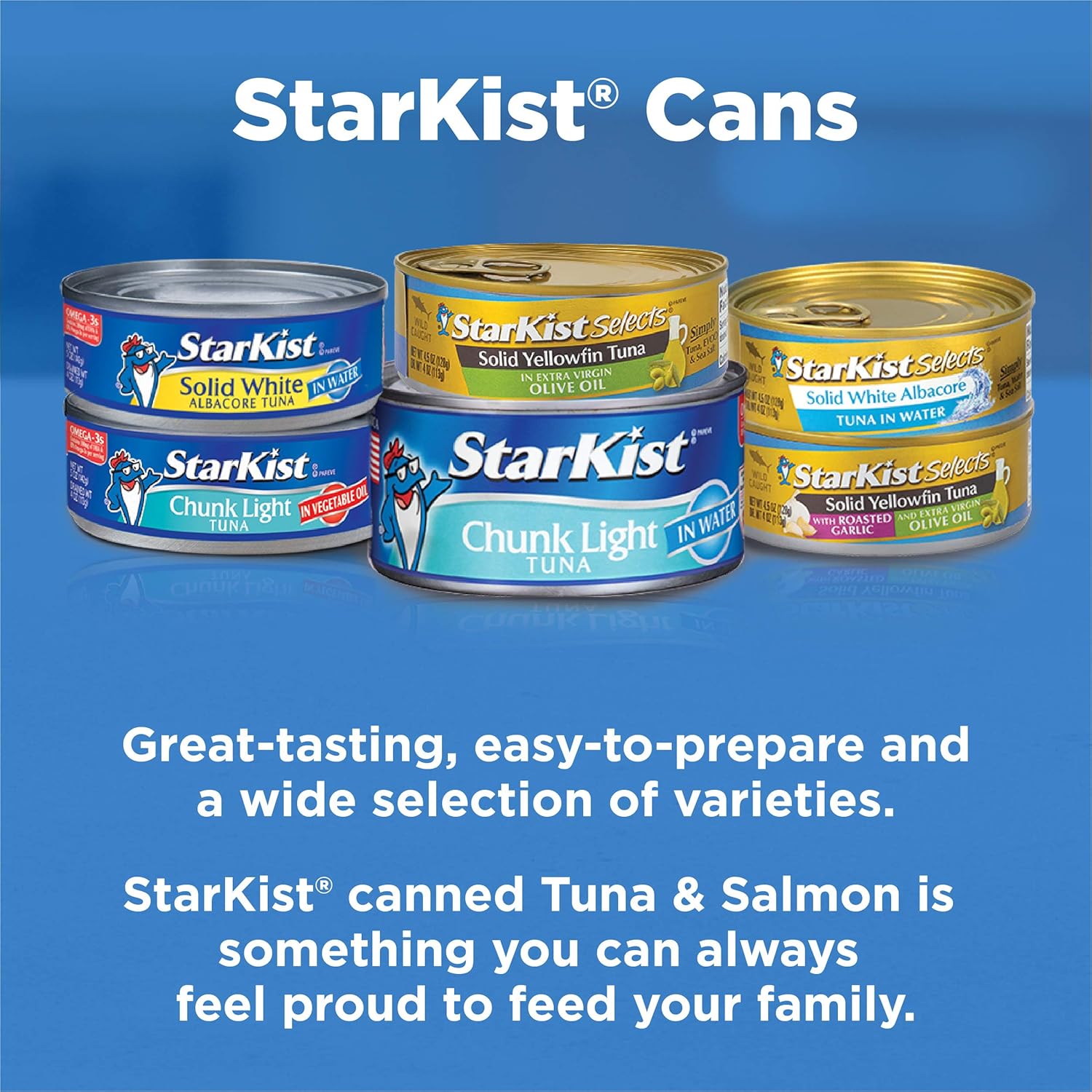 StarKist Selects No Salt Added Chunk White Albacore Tuna in Water - 4.5 oz Can for DASH and Low-Sodium Diets