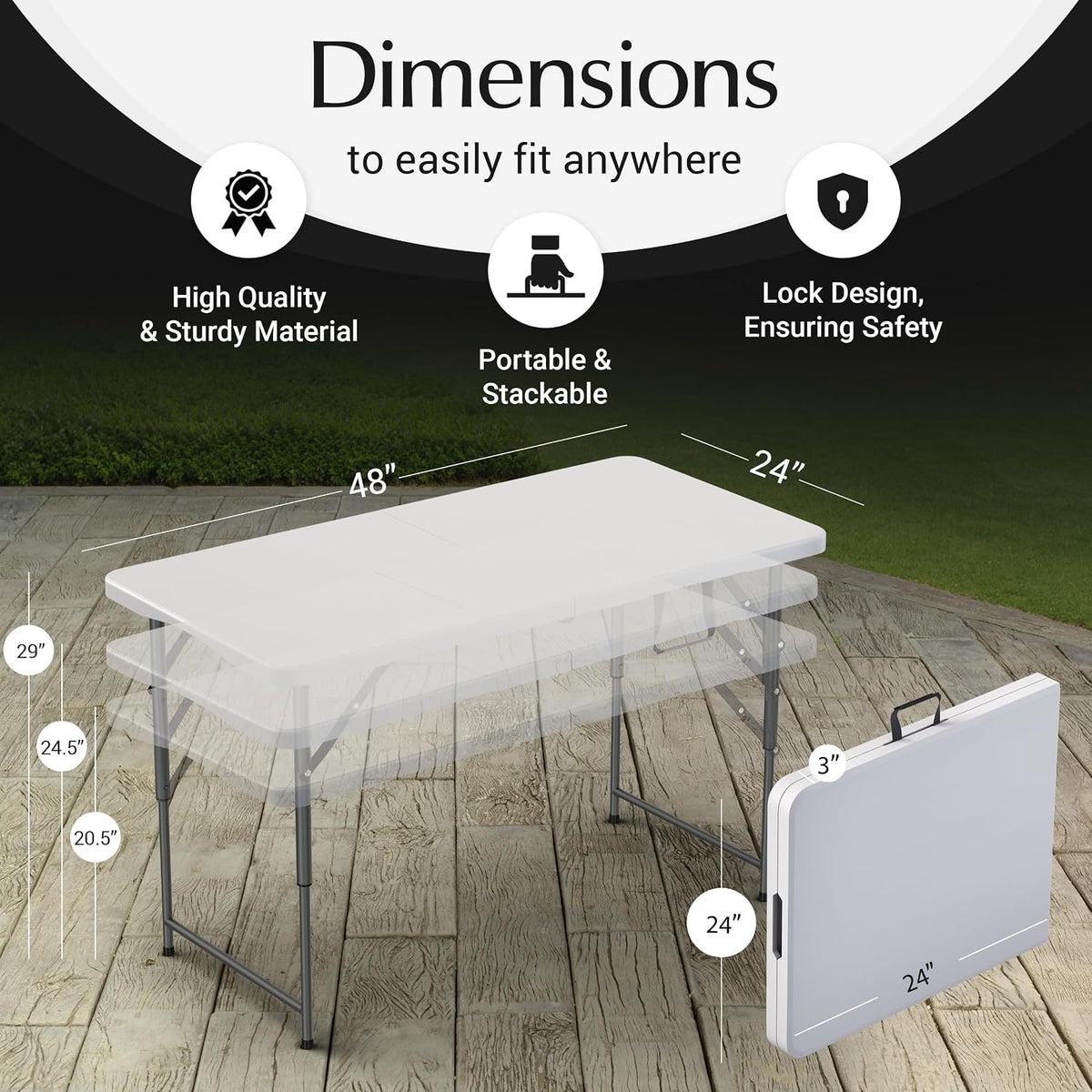 steel leg frame rated to hold up to 300 lbs of distributed weight