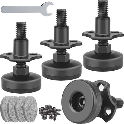 steel t-nut, thread insert, and base supporting 330 lbs per foot (1320 lbs per 4-pack)