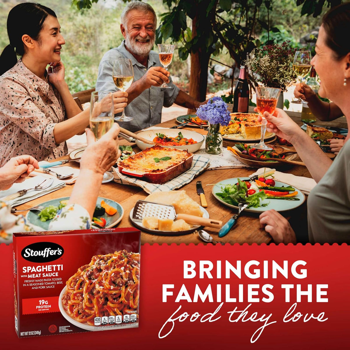 Stouffer's Spaghetti With Meat Sauce Single Serve – Cozy Kitchen Counter Meal That Matches a Warm Home Aesthetic
