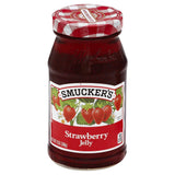 Smucker's Strawberry Jelly – Classic Pantry Gift for Mom and Grandparents, 12 oz Glass Jar