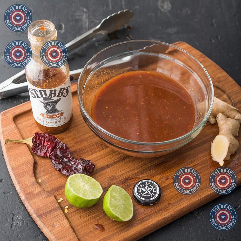 Stubb's Chiles, Lime & Ginger Pork Marinade, 12 oz – One-Bottle Marinade Solution for an Uncluttered Kitchen Pantry