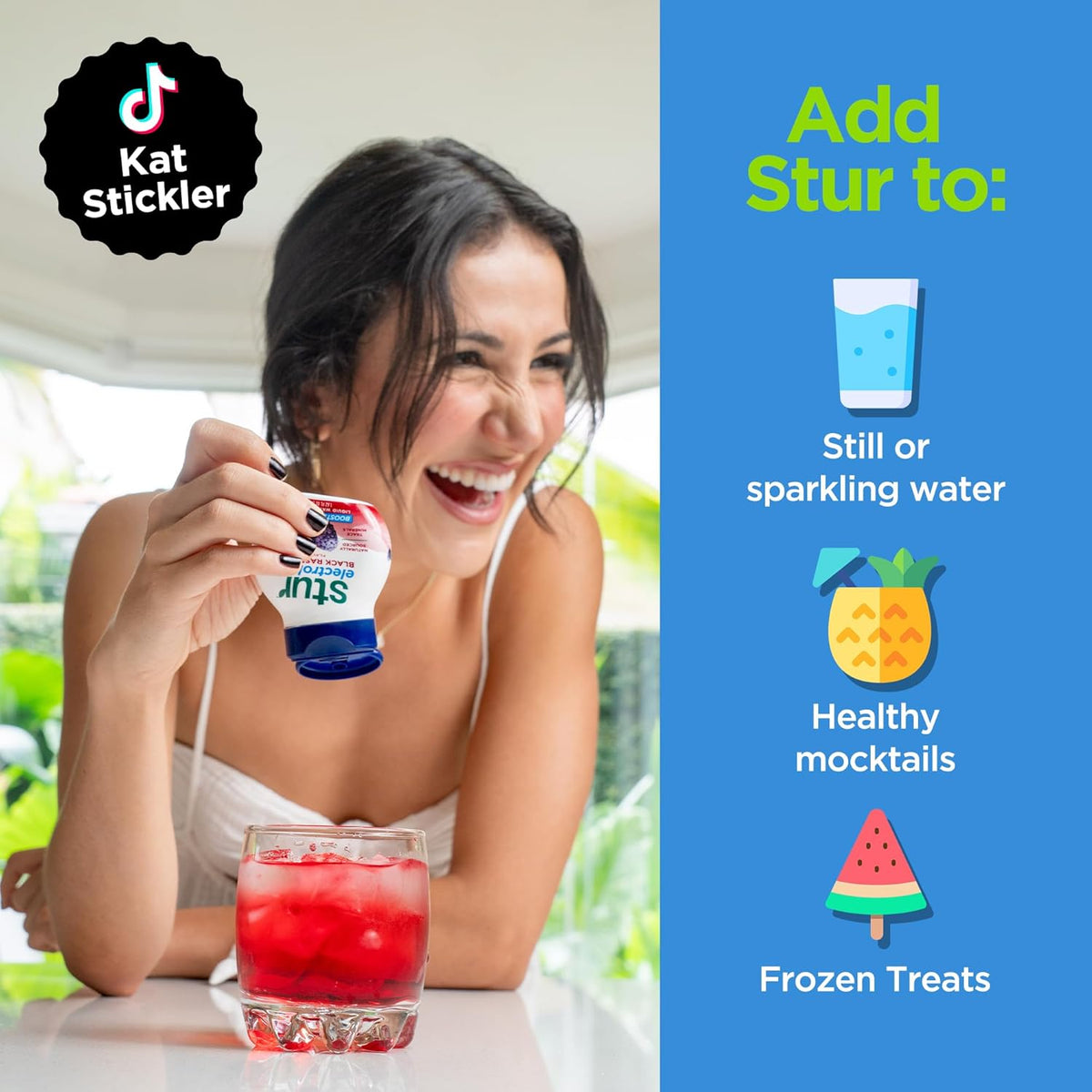 Stur Stevia Water Drops – Uncomplicated Hydration for Neutral-Toned Pantries and Minimalist Counters