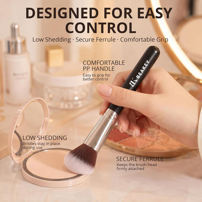 suitable for cream, foundation, concealer, powder, liquid, and eyeshadow formulations