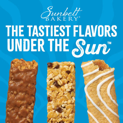 Sunbelt Bakery Mini Chocolate Chip Granola Bars – Grab-and-Go Workplace Break Room Pantry Item for Busy Commuters, No Preservatives, 8g Whole Grain