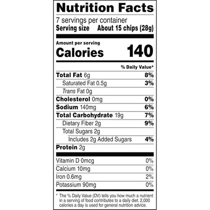 SunChips Garden Salsa Multigrain Chips, 7 oz – 21g Whole Grain Office Snack for Clean-Eating Wellness Routines