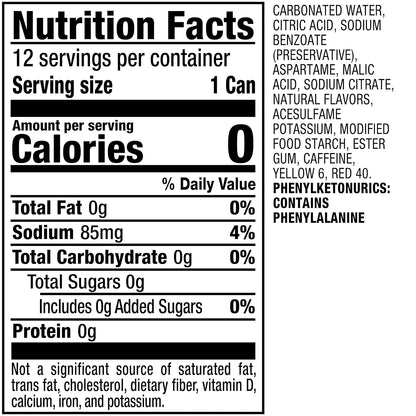 Sunkist Zero Sugar Orange Soda – Calorie-Free Citrus Refreshment for Your Self-Care Evening
