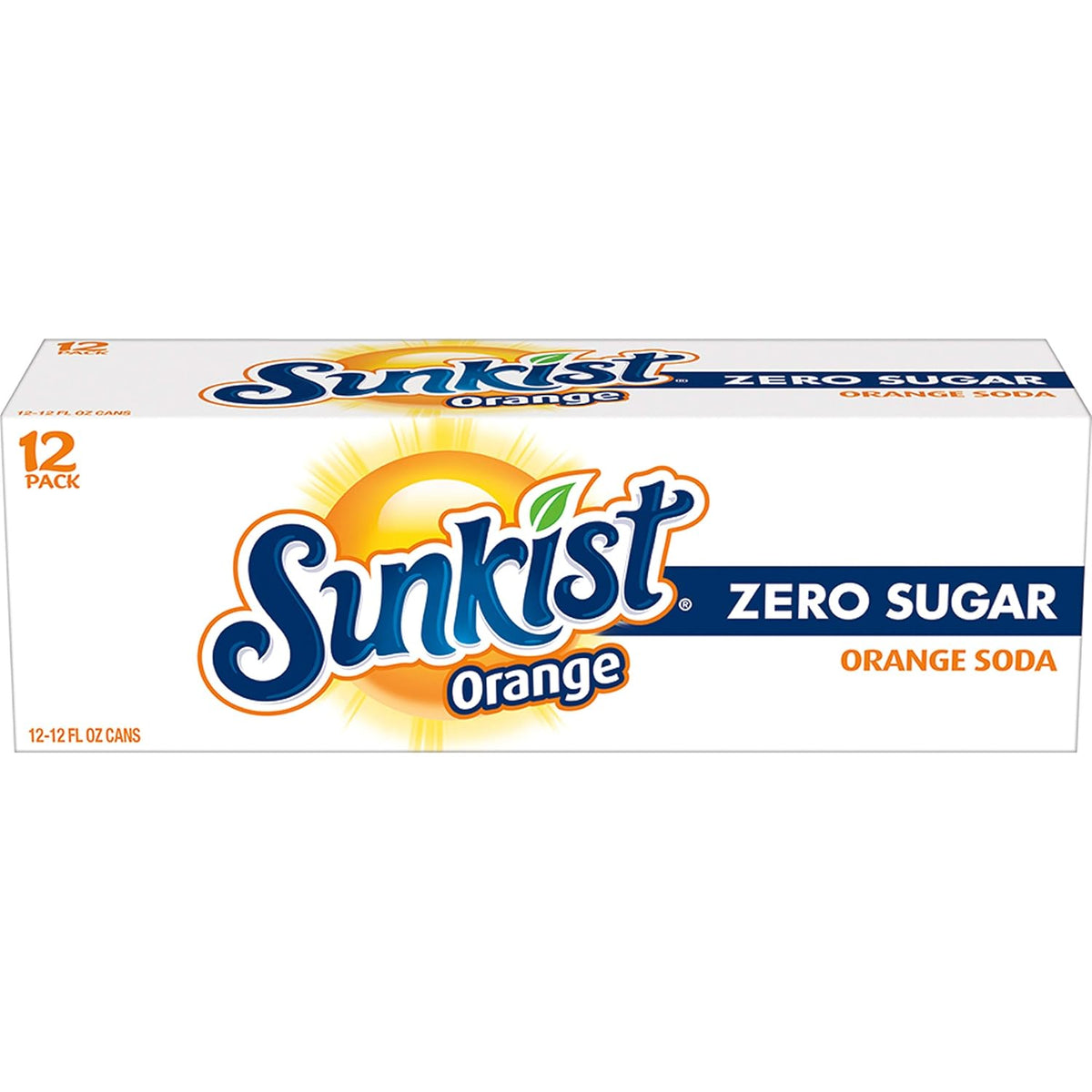 Sunkist Zero Sugar Orange Soda – Calorie-Free Citrus Refreshment for Your Self-Care Evening