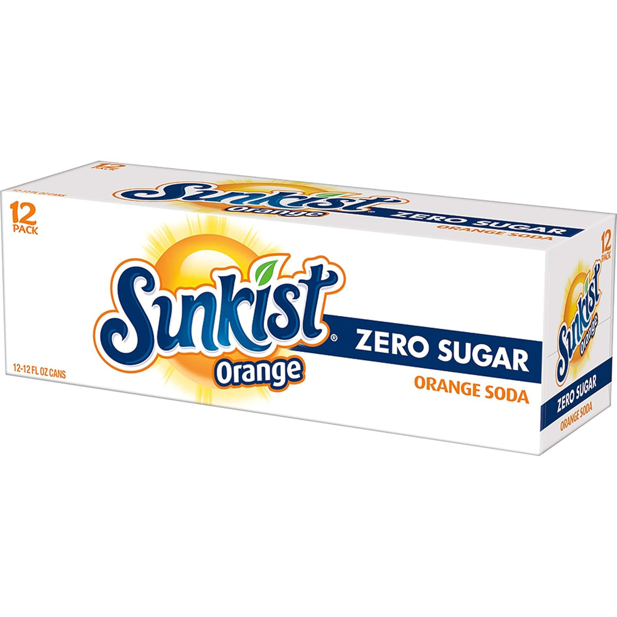 Sunkist Zero Sugar Orange Soda – Calorie-Free Citrus Refreshment for Your Self-Care Evening