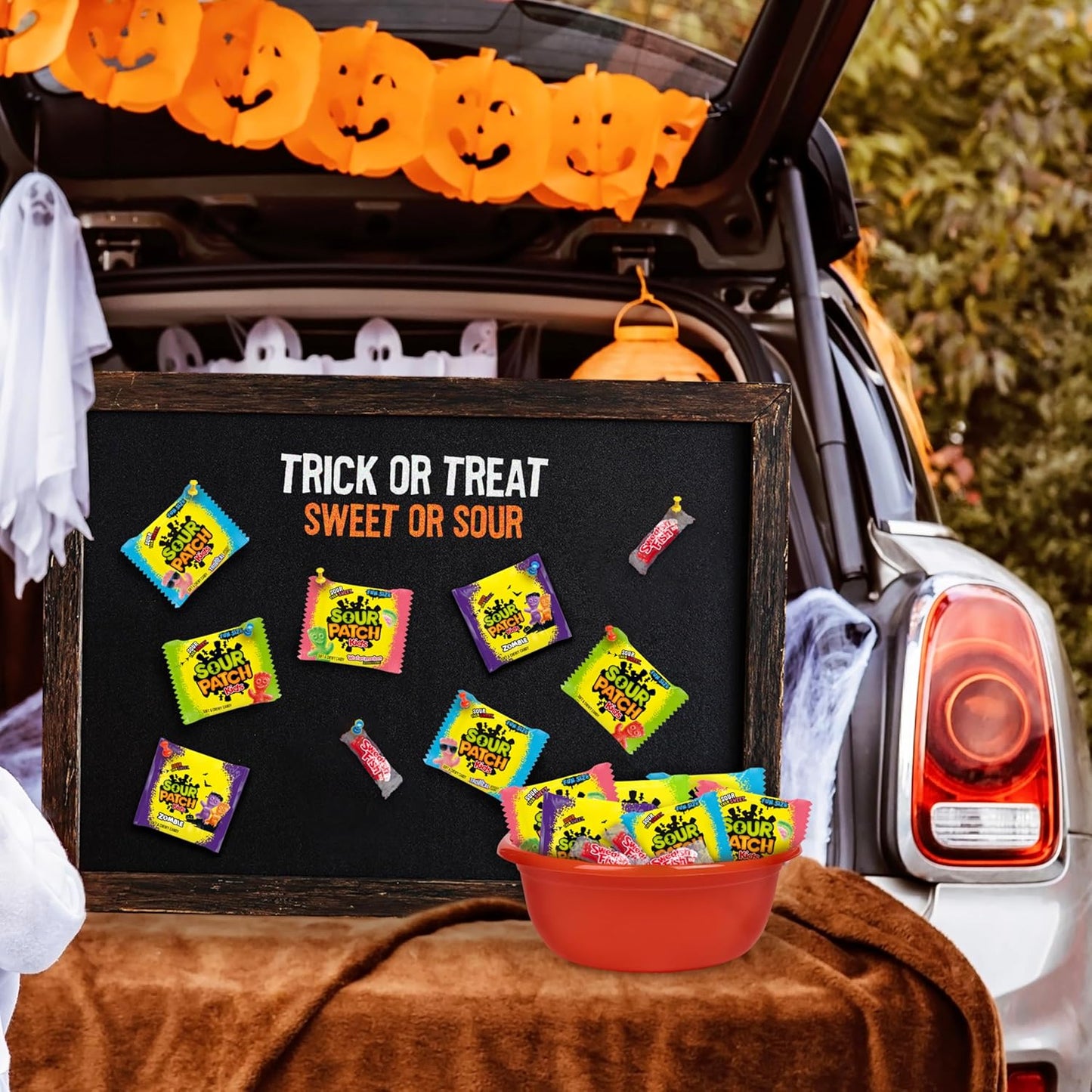 SWEDISH FISH Mini Soft Chewy Candy, 22 Trick or Treat Bags for Kids Halloween Party